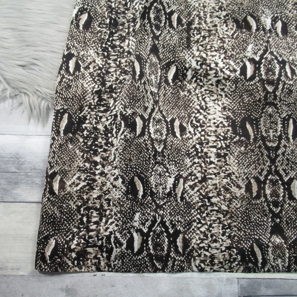 LAUNDRY by Shelli Segal Silk Snakeskin Print Mini Halter Dress Women’s Size 8